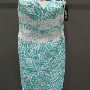NWT Beautiful Aqua Summer dress